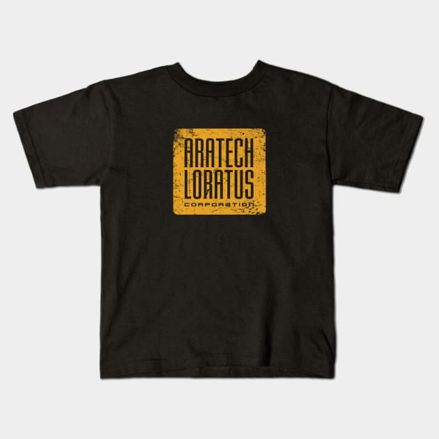 Aratech-Loratus Corporation Kids T-Shirt by MindsparkCreative